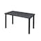 Kee Regency Kee 48 x 24 in. Training Seminar Table- Grey Top, Black Legs MT4824GYBPBK - alternate 1